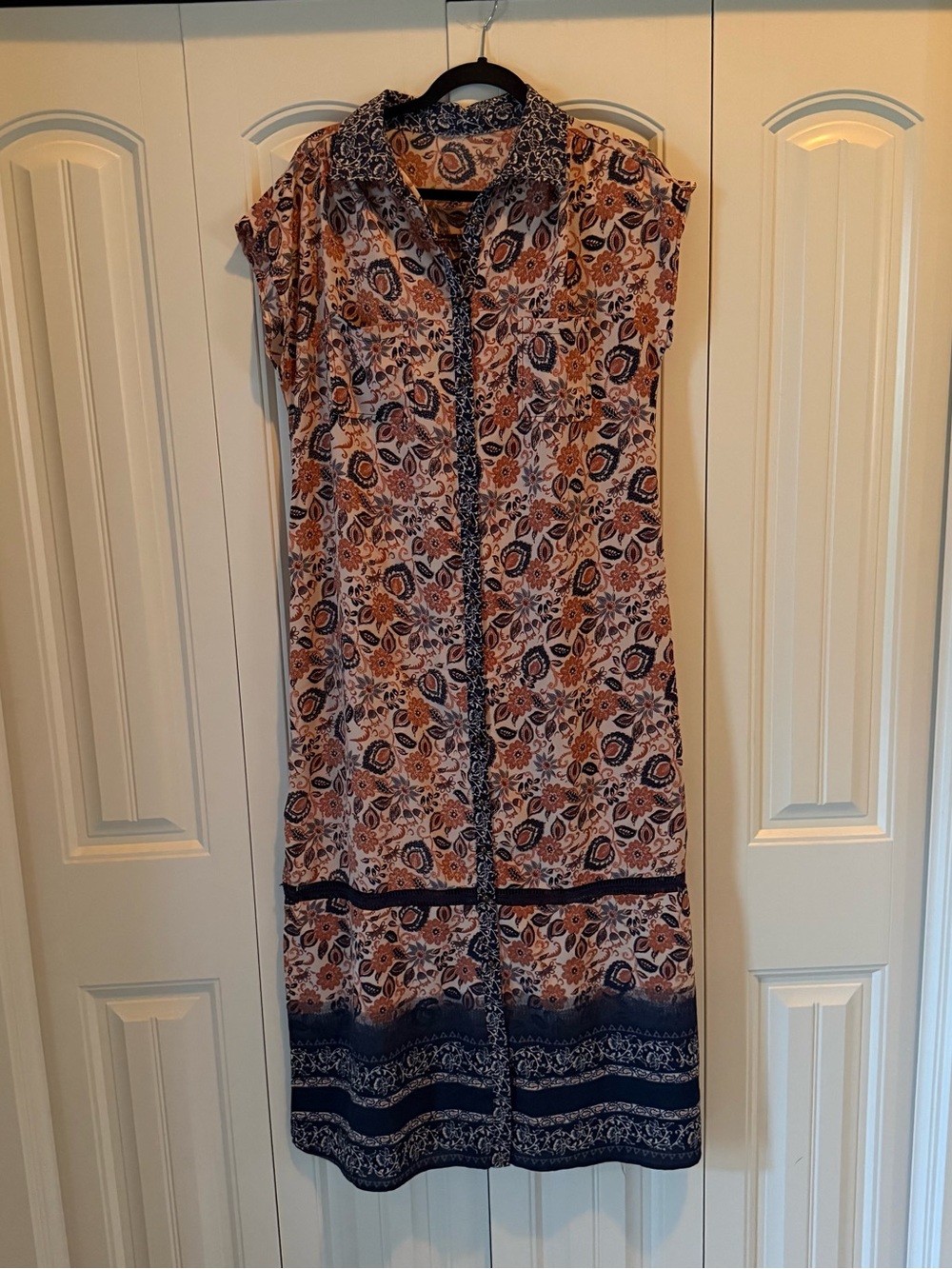 Mimi Chica 90’s Grunge Style Maxi Dress SZ L Boho Paisley Floral.